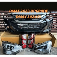 ISUZU DMAX 2022-2025 UPGRADE TO 2025 FACELIFT FL BUMPER SET