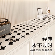 Yixiyuan TV Cabinet Table Mat Entrance Cabinet Shoe Cabinet Light Luxury High-Grade Waterproof Oil-Proof Sideboard Cabinet Desktop Protective Pad