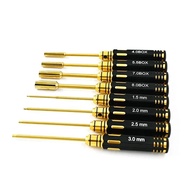 RC Hex Driver Set - 16pcs Hex Allen Screwdriver Kit Hex Nut Driver Set Wrench Key Driver Tool for Rc