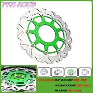 Motorcycle parts front and rear brake discs For Kawasaki KX125 KX250 2006 2007 2008 KX250F KX450F 20