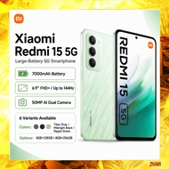 [Xiaomi] REDMI 15 5G 6.9" FHD+ 144Hz Smartphone, 7000mAh, Snapdragon 6s Gen 3