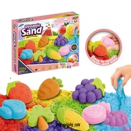 (Premium type) Biological sand, Kinetic sand set with mold, Kinetic sand safe for babies, animal sha