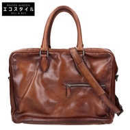 Berluti Olga Era Patina 皮革 Formula 1001 三層公事包商務包 [二手]