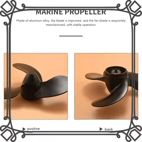 Q2-Propeller F6 For Tohatsu Nissan 2.5HP 3.5HP / Mercury 3.3HP 48-815084A02/Evinrude Johnson OMC BRP