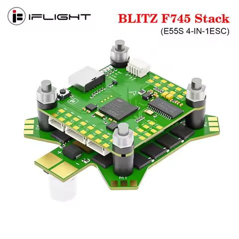 IFlight BLITZ F745 Stack STM32F745 W/ BLITZ F745 Flight Controller/ BLITZ E55S 4IN1 ESC 2-6S 30.5mm 