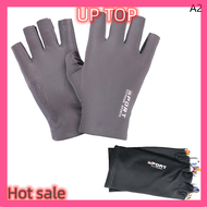 [Up Top] Hot Sale ถุงมือขี่มอเตอร์ไซค์1คู่, ถุงมือขี่มอเตอร์ไซค์ไหมน้ำแข็งระบายอากาศได้ดีกันยูวีกันลื่นถุงมือสำหรับนักเล่นกีฬากลางแจ้งถุงมือสำหรับขับขี่มอเตอร์ไซค์