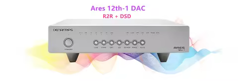 Denafrips ARES12TH-1 DAC R2R+DSD Architecture, Coaxial x 1 OPT x 1, I2S x 1, USB2.0 B-type, High-end