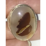 Aagathe mossnatural with real fruit image NTE 26x18x7mm AlpacaRing size 8 Rp. 500,000