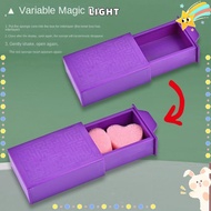 LIGHT Magic Box, Mystery Magic Purple Magic Disappearing Box, Cool Funny Trick Performance Magic Sho