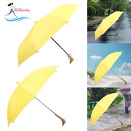 [Whweight] Duck Rain Umbrella, Manual Fiberglass Frame, Beautiful Unique, with Duck Handle, Travel U