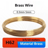 H62 Brass Wire Bare Copper Wire Solid Copper Strip DIY Handmade Copper Wire