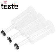 3pcs Homebrew Air Lock, Twin Bubble Transparent Fermentation Air Lock, Durable Silicone Grommet Cap 