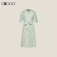 G2000 Cotton Stripe Maxi Shirt Dress