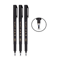 Deli Calligraphy Brush Pen Thick and Absorbent Japanese Chinese Art Jawi Lettering Tulisan Pen Art