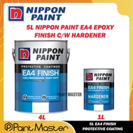 5L Nippon Paint EA4 Epoxy Finish HB c/w Hardener (4+1Litre)