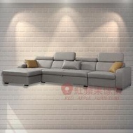 [紅蘋果傢俱] 義式系列 YJ-8899 布沙發 科技布沙發 實木內框架 義式沙發 極簡 L型沙發 轉角沙發