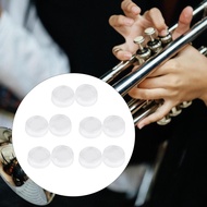 [tenlzsp0bc] 10 Pieces Silicone Pads 9mm Music Instrument Accessories Replacement Water Key