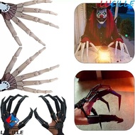 LUCILLE Halloween Articulated Fingers, Halloween Scarry Fake Fingers 3D Articulated Finger, Skeleton
