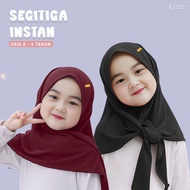RN Hijab - Premium Jersey Kids Triangle Hijab - 1- max 5 years