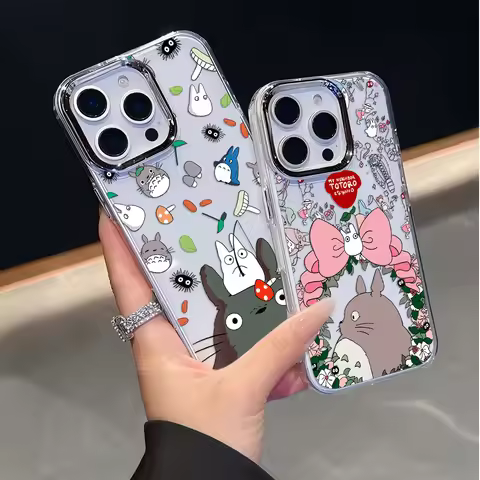 Hot Anime Cute Totoroes Phone Case For Google Pixel 10 9 8 7 8A 9A XL Pro 4G 5G Transparent Soft Sil