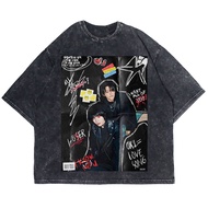 Patternmerch "txt love gang" Oversize T-shirt | Washed tee | Vintage T-SHIRT