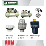 Swan Oil Plug c/w  O-Ring Oil Cap 100% SVP-205 SWP-310  SWP415 Genuine Part Swan Compressor Spare Pa