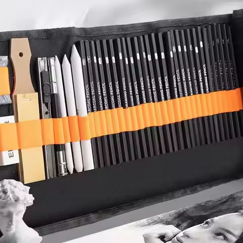 Sketching Pen Set Drawing Pen Sketching Pencil Student Drawing Art Drawing Brush HB Pen Curtain Set
