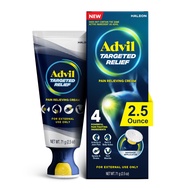 Advil Targeted Relief Pain Relieving Cream with Massage Applicator, Up to 8 Hours of Powerful Relief