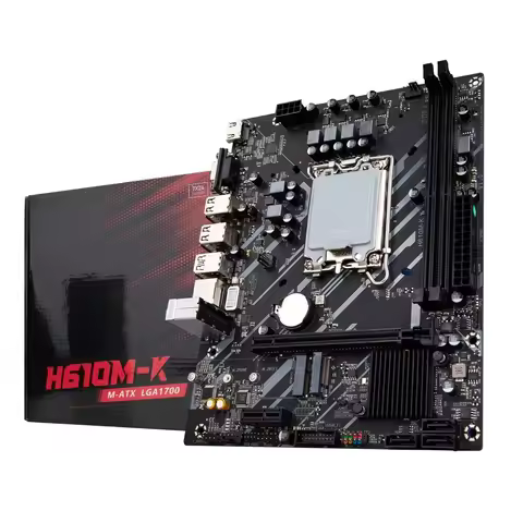 H610/B760M main board cpu memory three-piece set 12th generation 13th generation i5 12490 12400F