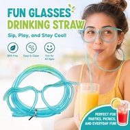 MAELOVE2 Adult Funny Straw Glasses Lazy People Drink Water Creative Eyes Personality Super Crazy Gla