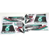 YAMAHA LC135 V6 COVER SET STICKER STRIPE PETRONAS SEPANG RACING TEAM EDITION (75)