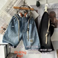New model 2026. BanTang boys' short jeans size 25-60kg B5201