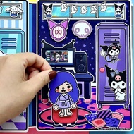 Sanrio Toka World Doll Girl book sticker book busy book quiet book drawing book book nook diy craft 