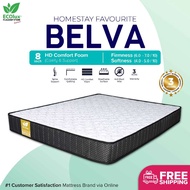 Ecolux Belva HD Comfort Foam Mattress - Queen/King/Single/Super Single (6")(8")(10")