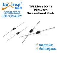 (1-20pcs) P6KE200A DO-15 TVS Diode 600W Unidirectional Diode