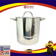 SUPRA Stainless Steel Pan - STOCK POT S/S 30QT + SUPRA ASSEMBLY