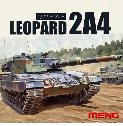MENG Assemble Plastic Tank Model Kit 72-009 German "Leopard" 2A4 Main Battle Tank 1/72