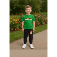 Children's Middle Flag T-shirt and Jogger Set August 17th Indonesian Independence Day 80 Indonesian 