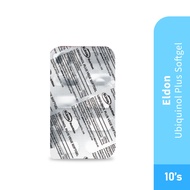 ELDON NUTRITION Ubiquinol Plus Softgel 10's with Coq10, Bioperine, Q10 Supplement,Coq10 Ubiquinol HM