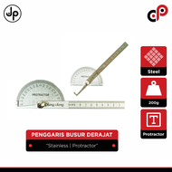 Penggaris Busur Derajat Stainless | Protractor