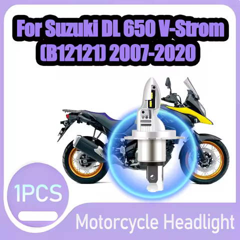 1PCS 10000LM Super Bright Motorcycle Head Lamp H4 LED Headlight Bulb 6000K White For Suzuki DL 650 V
