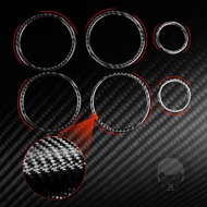 For Supra GR A90 2019—2025 Car Accessories Honr Decal Speaker Ring Panel Carbon Fiber Interior Trim 