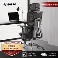 Xpanse X904 Ergonomic Office Chair Kerusi Gaming Study Chair With 3-Zone Lumbar Support