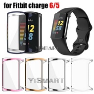 Protective Case for Fitbit Charge 6 Soft TPU Screen Protector Watch Cover for Fitbit Charge 5 Bumper