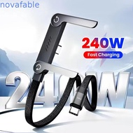 NOVAFABLE​ USB Type C to C Cable, TPE Double Headed Fast Charging Wire, Fast Charging Cord Lightweig