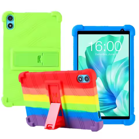 Silicone Airbags Shockproof Cover For Teclast P85 (2025) 8" Tablet Case Multi-Angles Stand Funda For