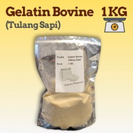 Bovine Beef Bone Gelatin Powder 1 kg Premium | Gelatin, Raw Ingredients, Baking, Cooking, Production