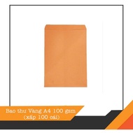 100C Matte gold A4 envelope