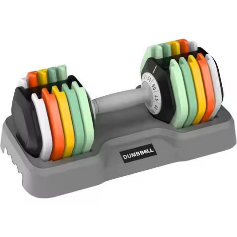55 lbs Adjustable Dumbbell Set, Adjust Dumbbell Weight for Exercises Dumbbells for Men and Women in 
