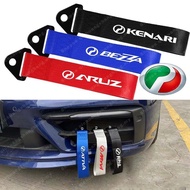 Car Tow Strap Nylon Towing Belt Straps Universal Belt Bumper For Perodua Myvi Bezza Axia Alza Aruz V